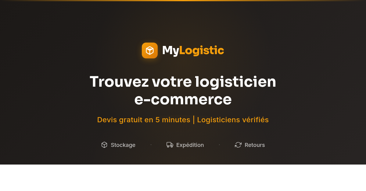 Externaliser Externaliser sa Logistique E-commerce | Guide Complet — MyLogistic